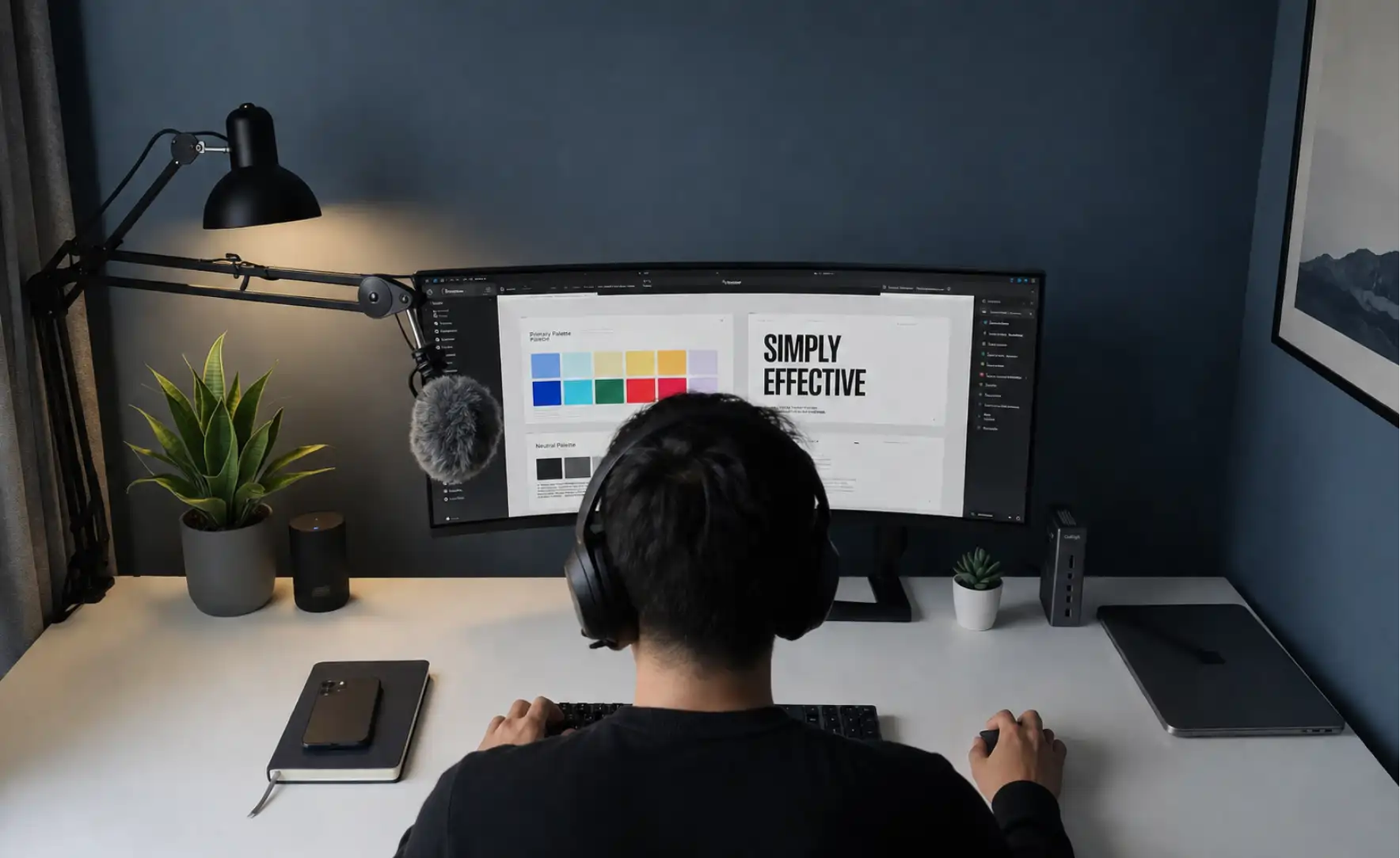Strona dla freelancera — freelancer z laptopem przy pracy