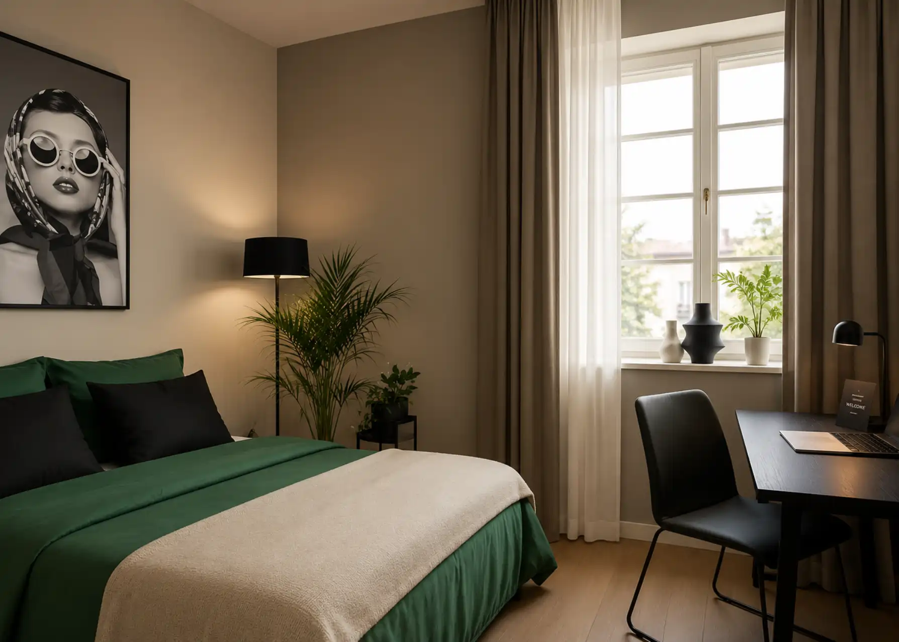 Strona dla hotelu — hotel z widokiem na pokoje